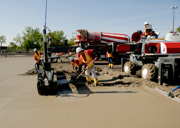 Concrete Parking Lot Installation Concrete Parking Lot Installation